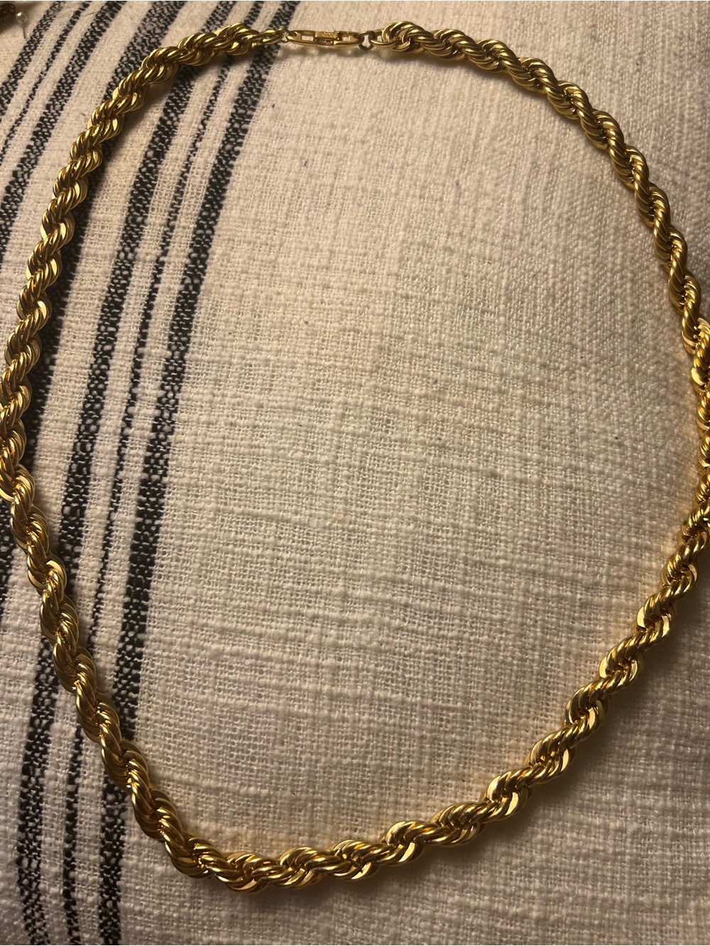 Gold-Tone Rope Chain Necklace - Women Jewelry